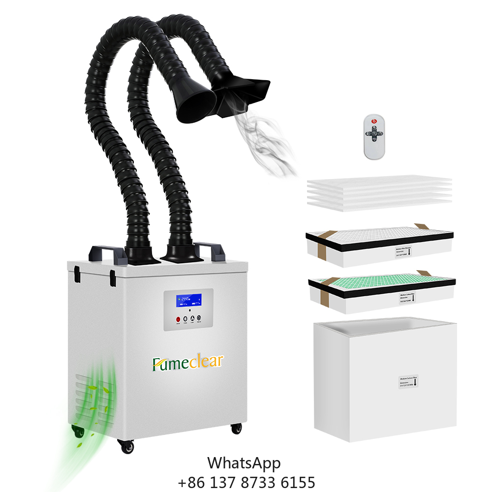 Industrial Laser Fume Extractor - Purificador de ar extrator de fumaça