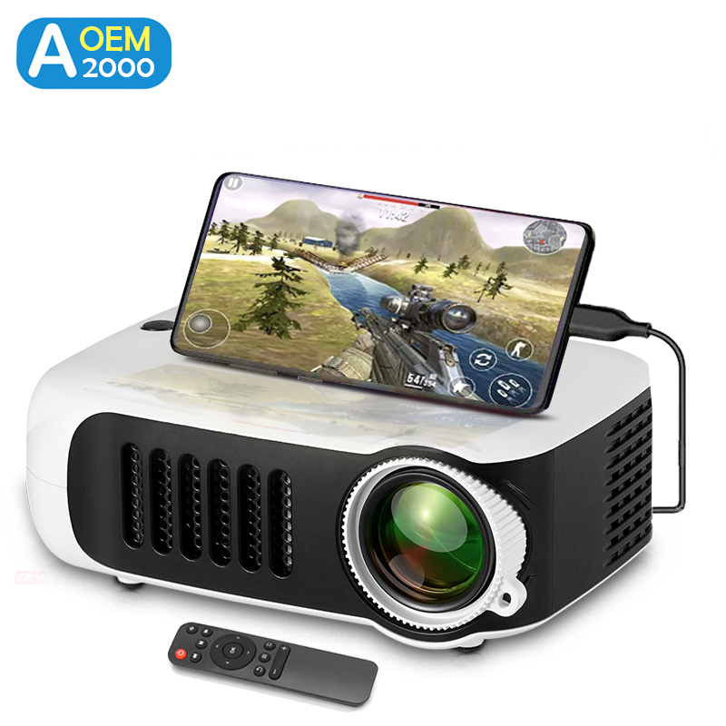 Industrial Laser Projection - A2000 mini projetor portátil home cinema