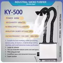 Fume Extractor Laser - Extrator de Fumaça para Cortador a
