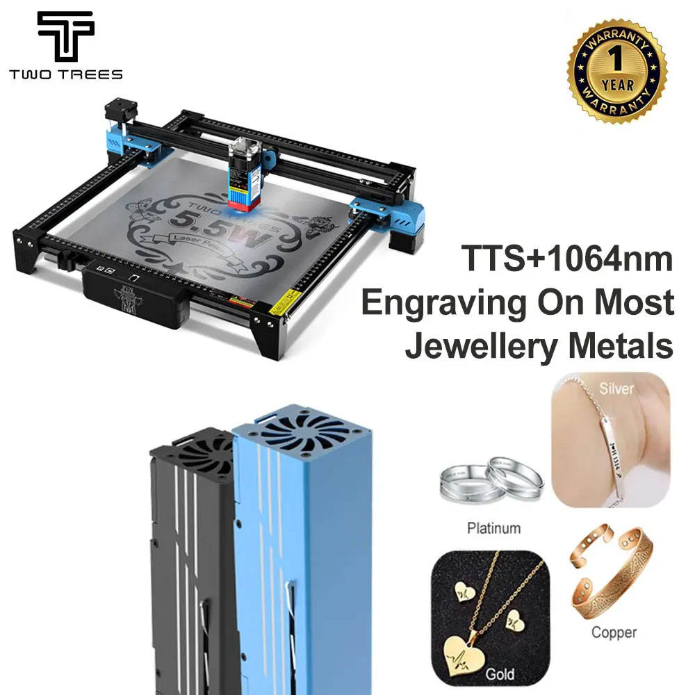 Industrial Laser Cutting Machine - Twotrees TTS-55 máquina de gravação a