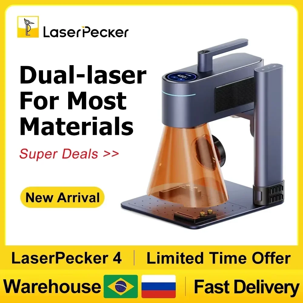 Industrial Laser Cutting Machine - Máquina de gravação a laser LASERPECKER