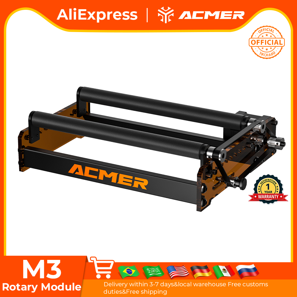 Industrial Laser Cutting Machine - Rolo giratório a laser ACMER M3