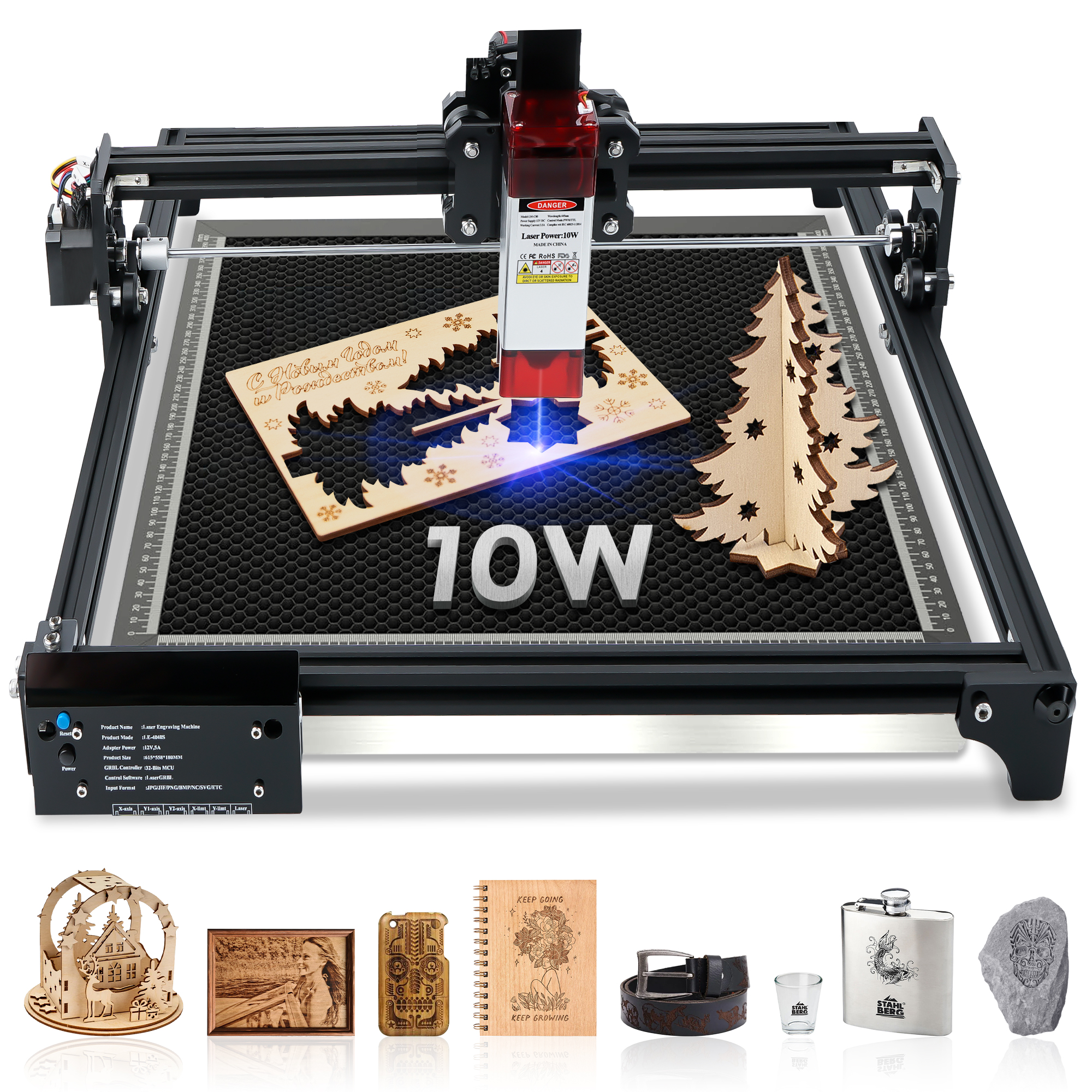 Acrylic Cutting Machine - Máquina de corte a laser 10W,
