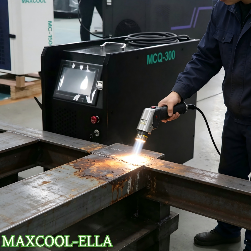Industrial Laser Paint Removal - Máquina de Limpeza a Laser Portátil