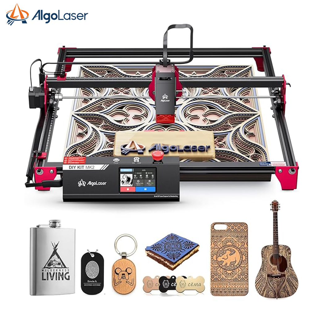 Industrial Laser Cutting Machine - AlgoLaser DIY KIT MK2 10W Gravador
