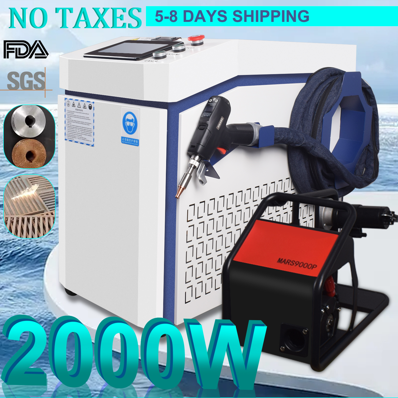 Industrial Laser Repair - 2000w 4 em 1 máquina de