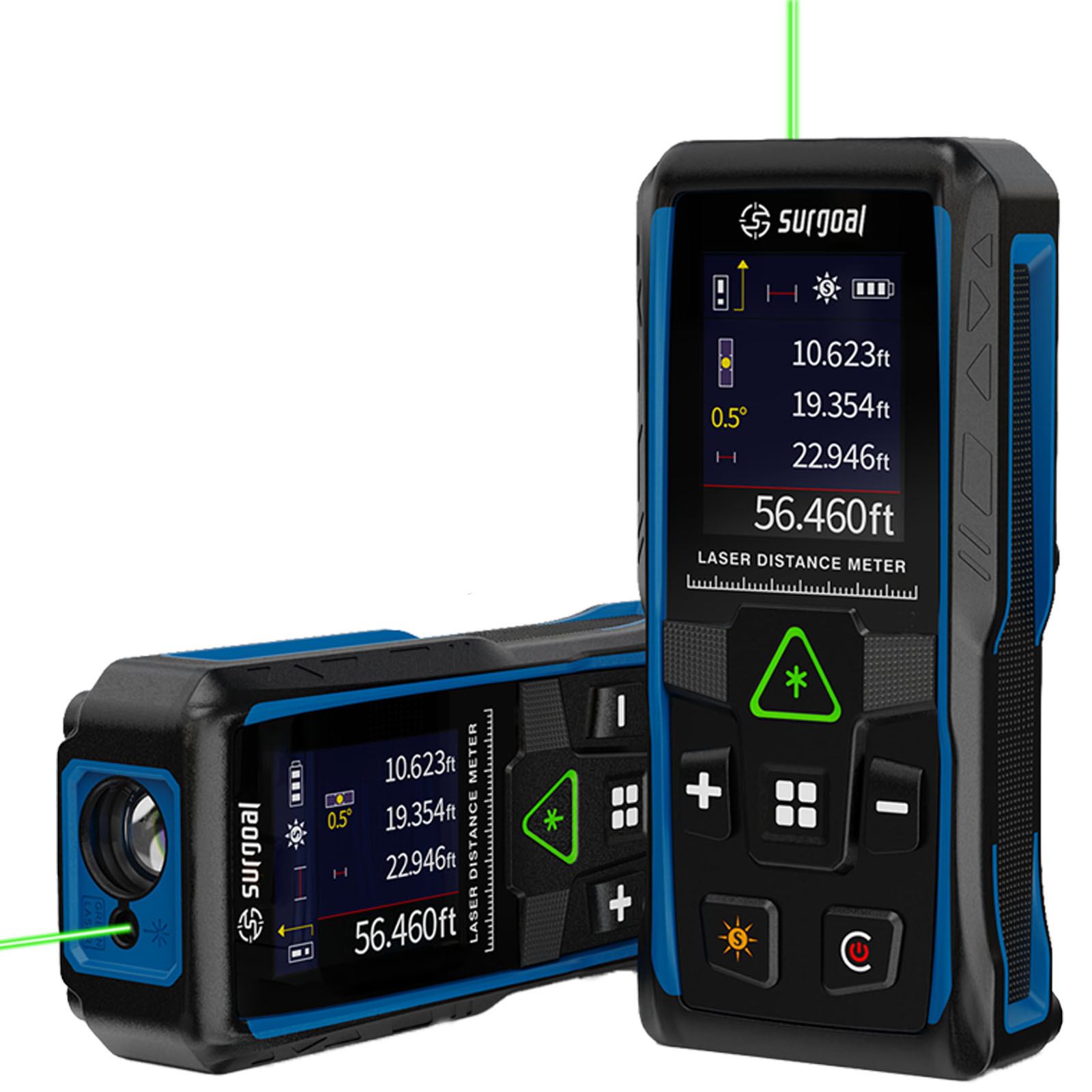 Telêmetros laser verde 100m mu - Industrial Laser Tape Measure avaliação e preço