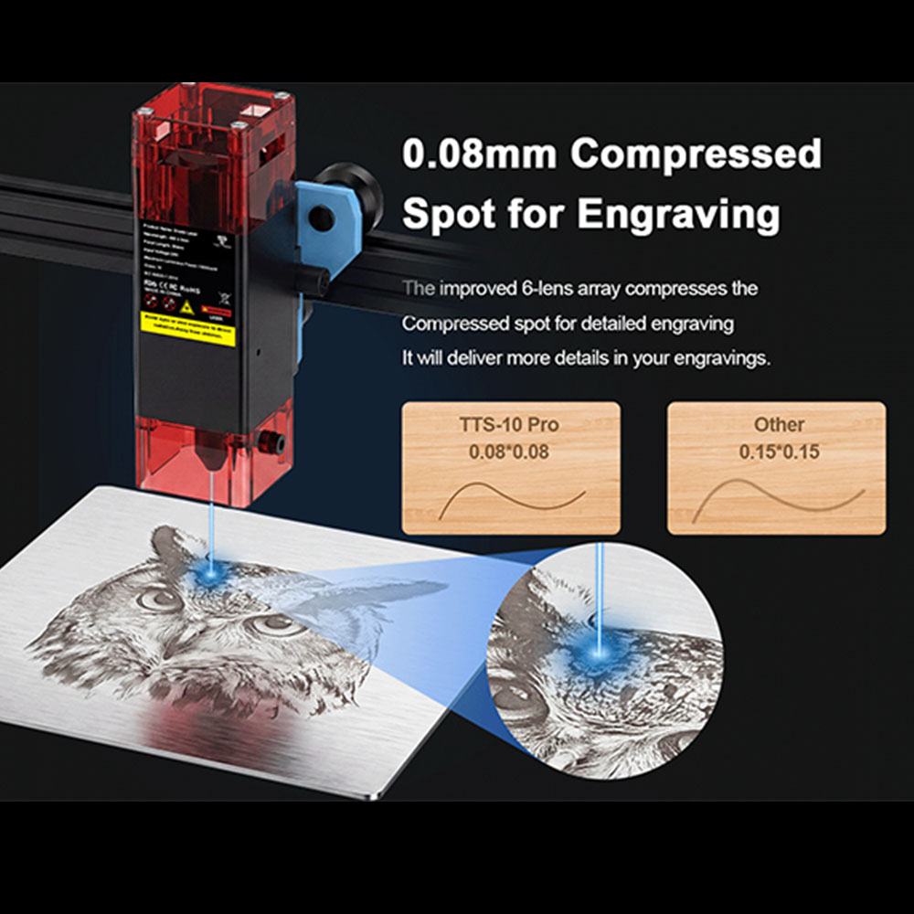 Gravador a Laser TWOTREES TTS- - Acrylic Cutting Machine avaliação e preço