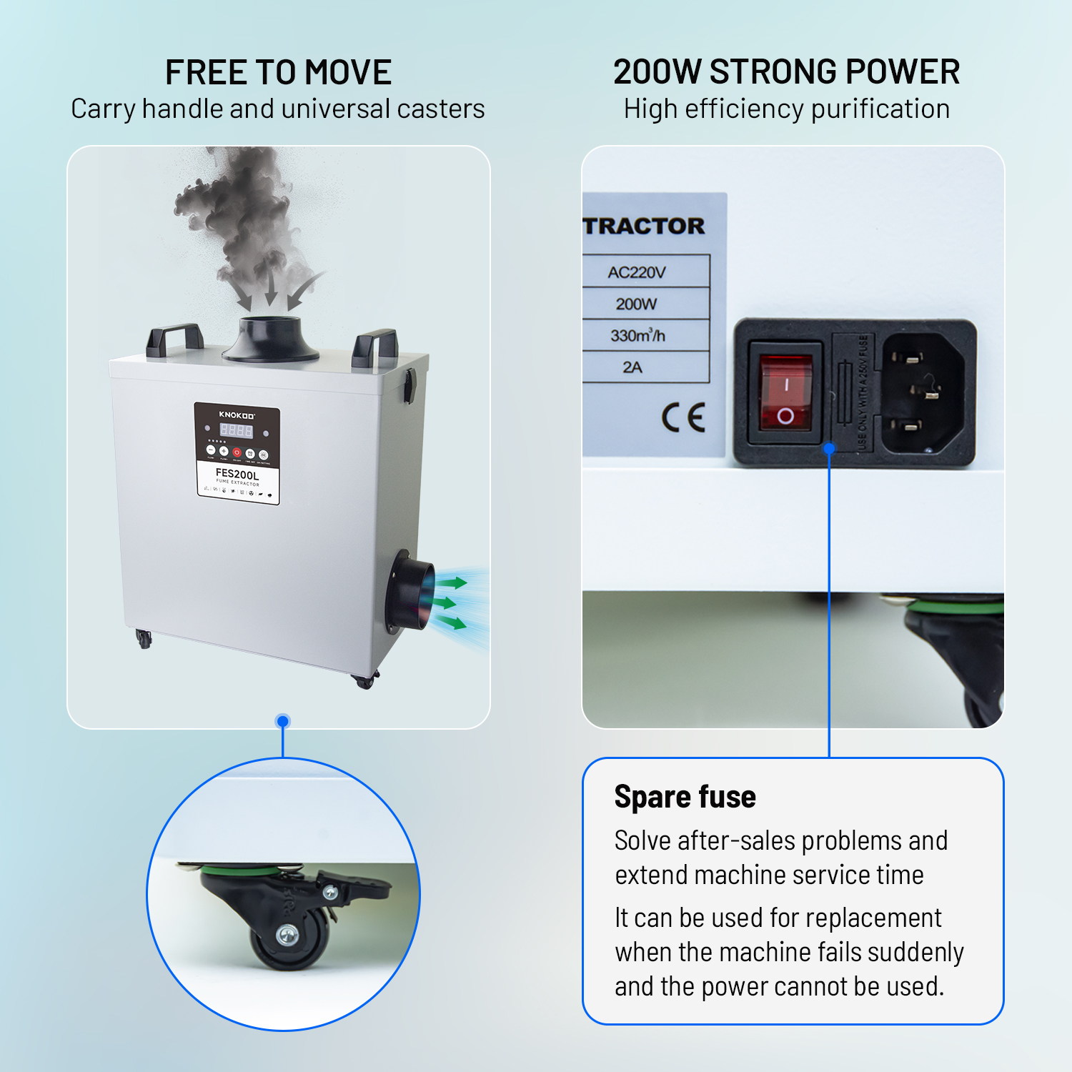 Extrator de Fumaça a Laser com - Industrial Laser Fume Extractor avaliação e preço