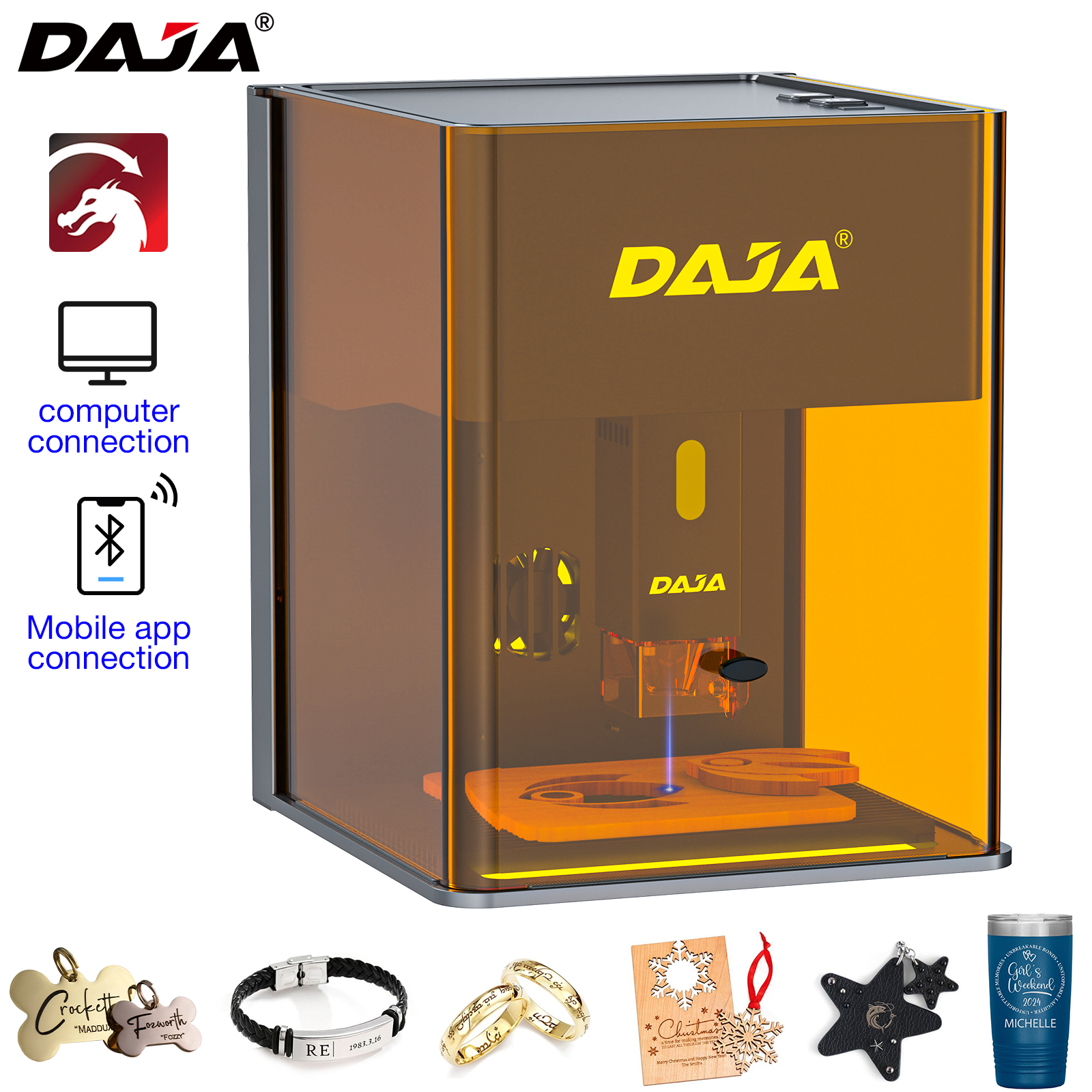 DAJA DJ6 Pro Mini Máquina de G - Industrial Laser Cutting Machine avaliação e preço