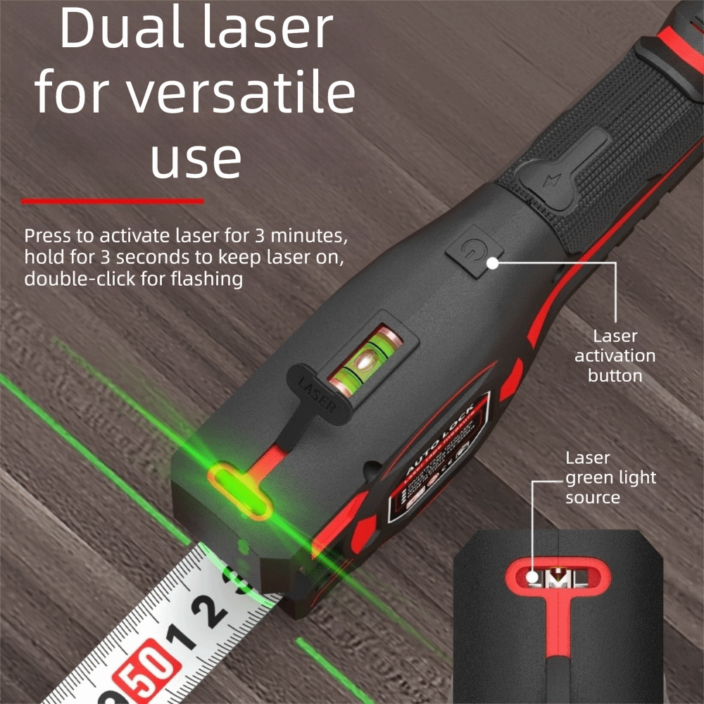 Fita Métrica a Laser 3 em 1 Re - Industrial Laser Tape Measure avaliação e preço
