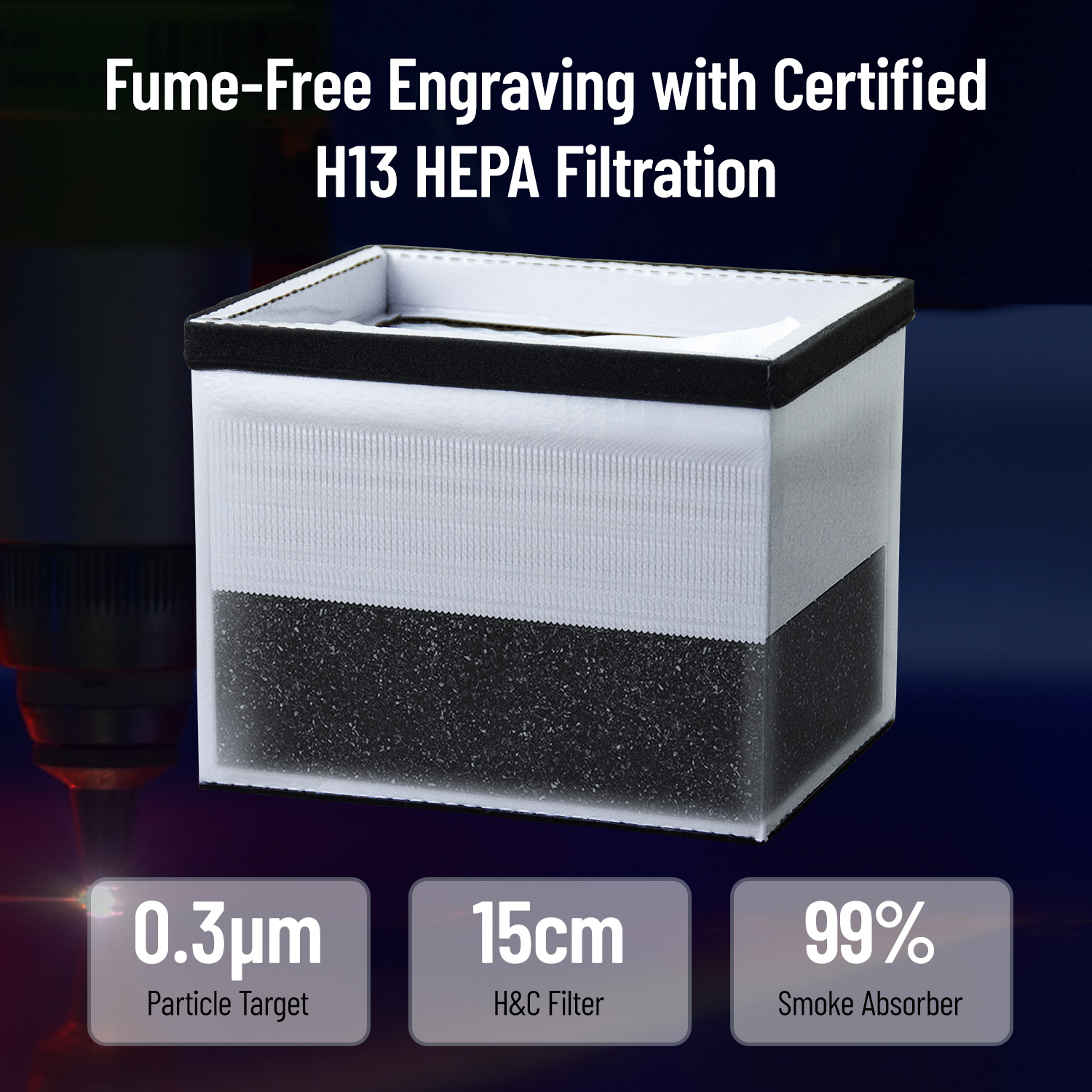Purificador de ar para desktop - Industrial Laser Fume Extractor avaliação e preço
