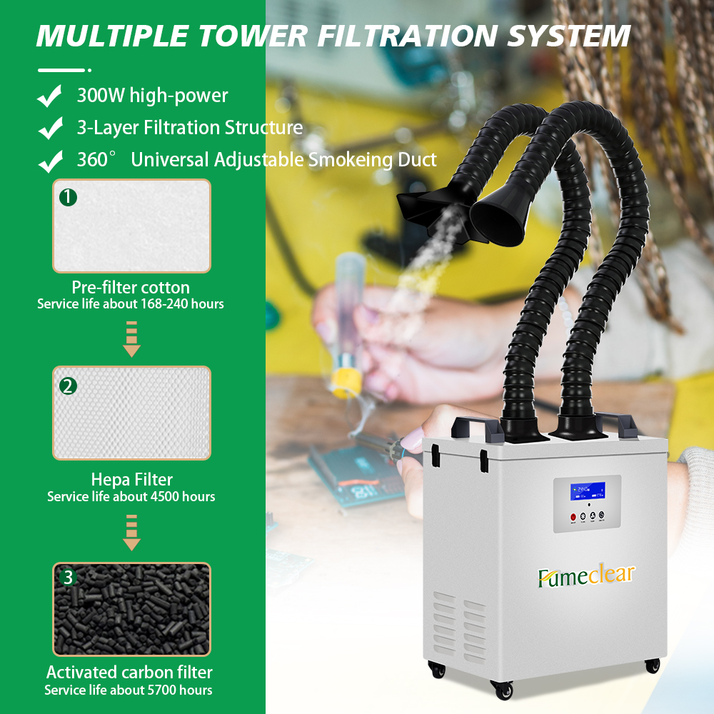 Purificador de ar extrator de  - Industrial Laser Fume Extractor avaliação e preço