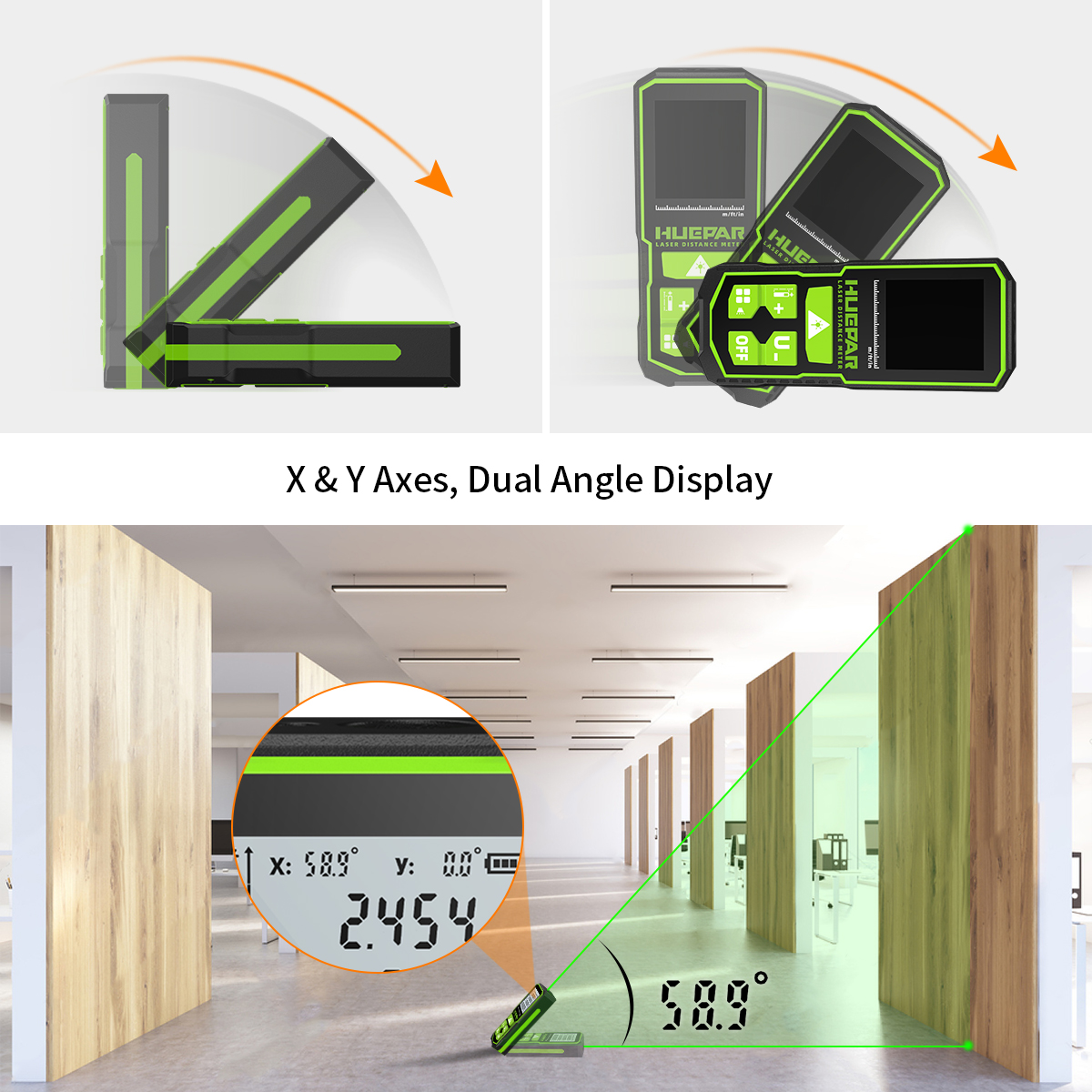 Huepar laser rangefinder digit - Industrial Laser Training avaliação e preço