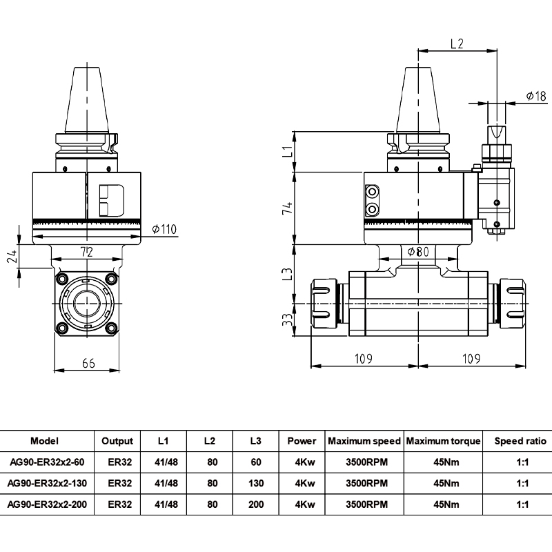 Cabeça de fresagem de ângulo r - Cnc Milling Machine avaliação e preço