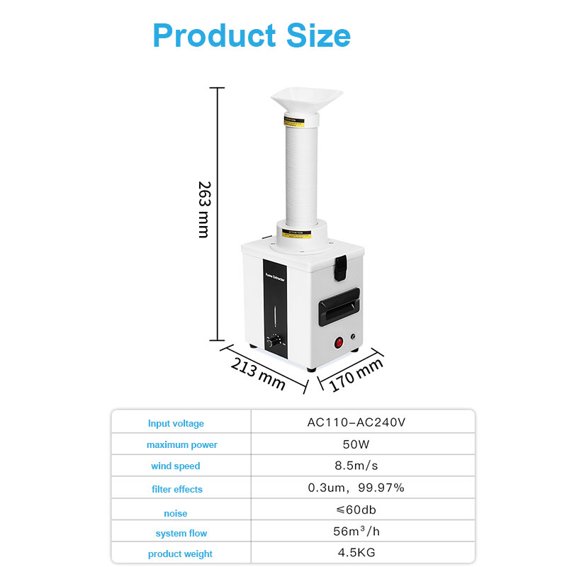 Purificador de fumaça a laser, - Fume Extractor Laser avaliação e preço