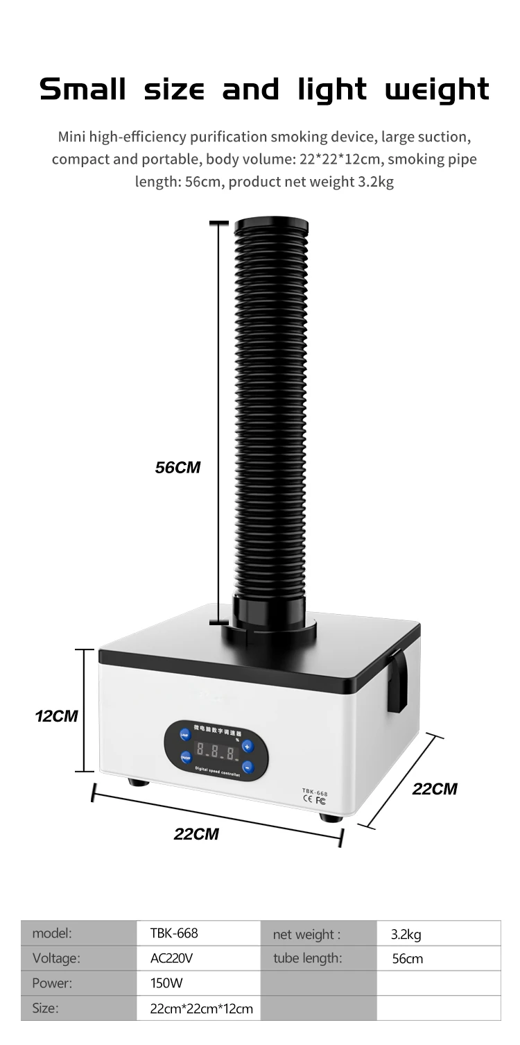 -Para TBK 668 Extrator de fuma - Fume Extractor Laser avaliação e preço
