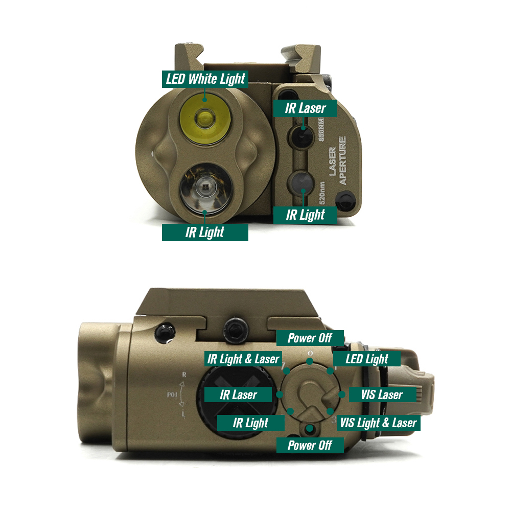 Lanterna tática LED XVL2 IRC c - Industrial Laser Beam avaliação e preço