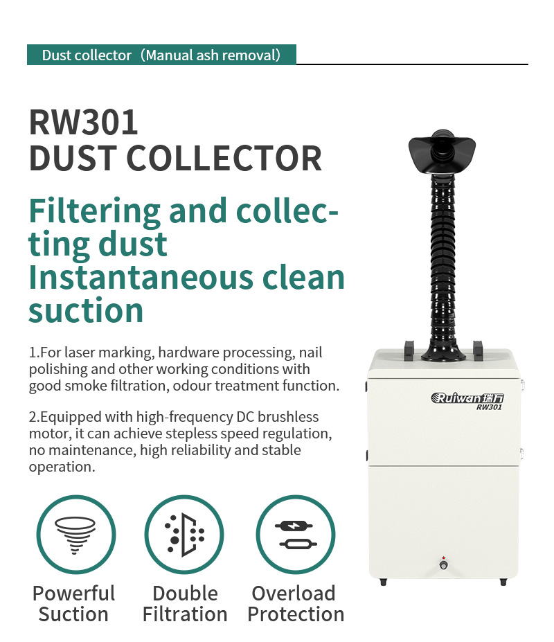 Coletor de Pó Industrial RW301 - Industrial Laser Fume Extractor avaliação e preço