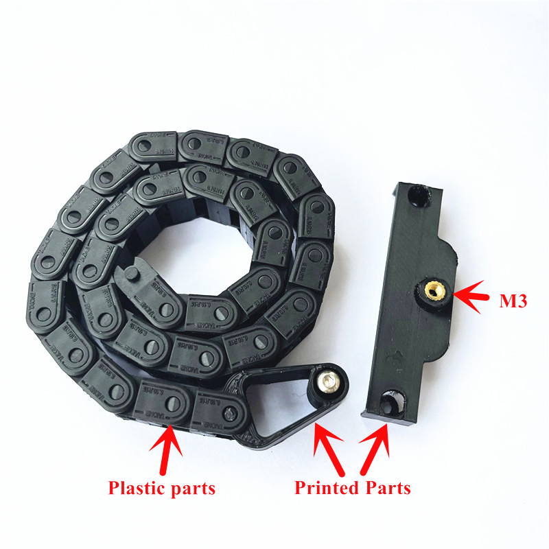 1 peça flashforge adventurer 5 - Drag Chain Cnc avaliação e preço