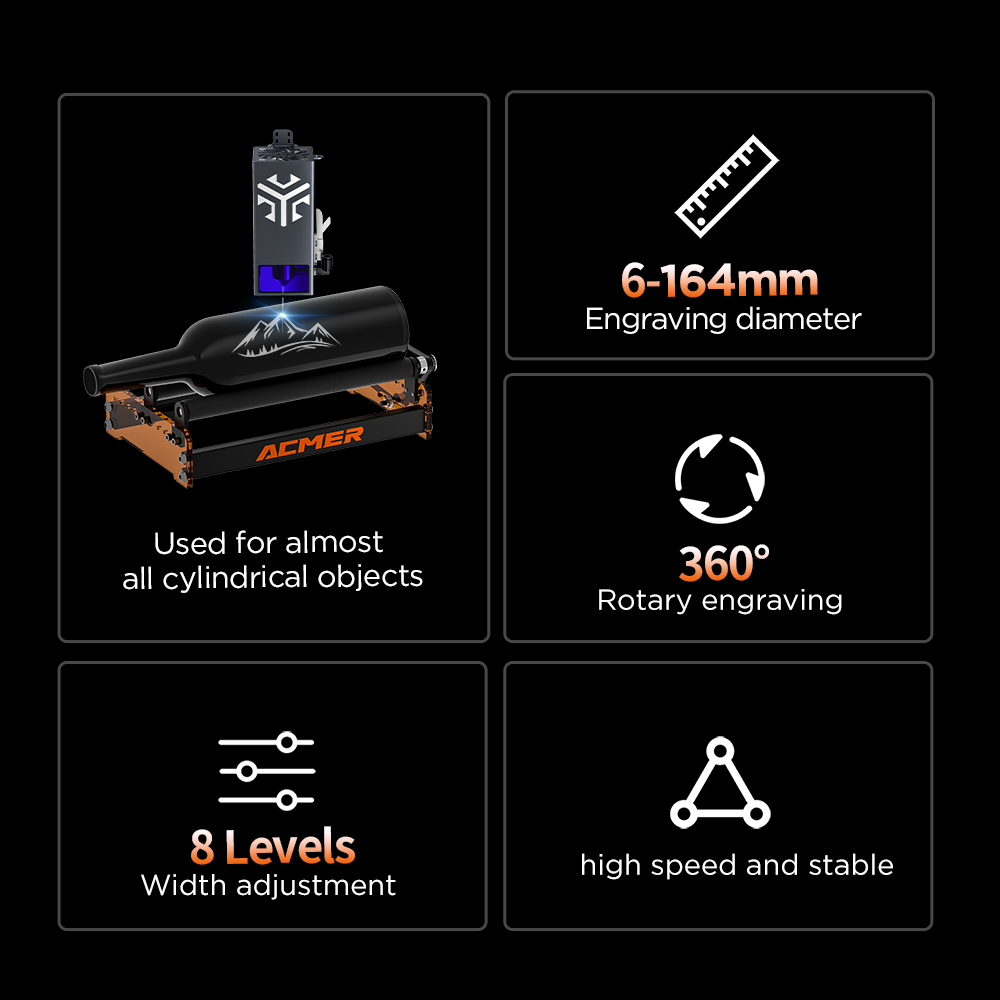 Rolo giratório a laser ACMER M - Industrial Laser Cutting Machine avaliação e preço