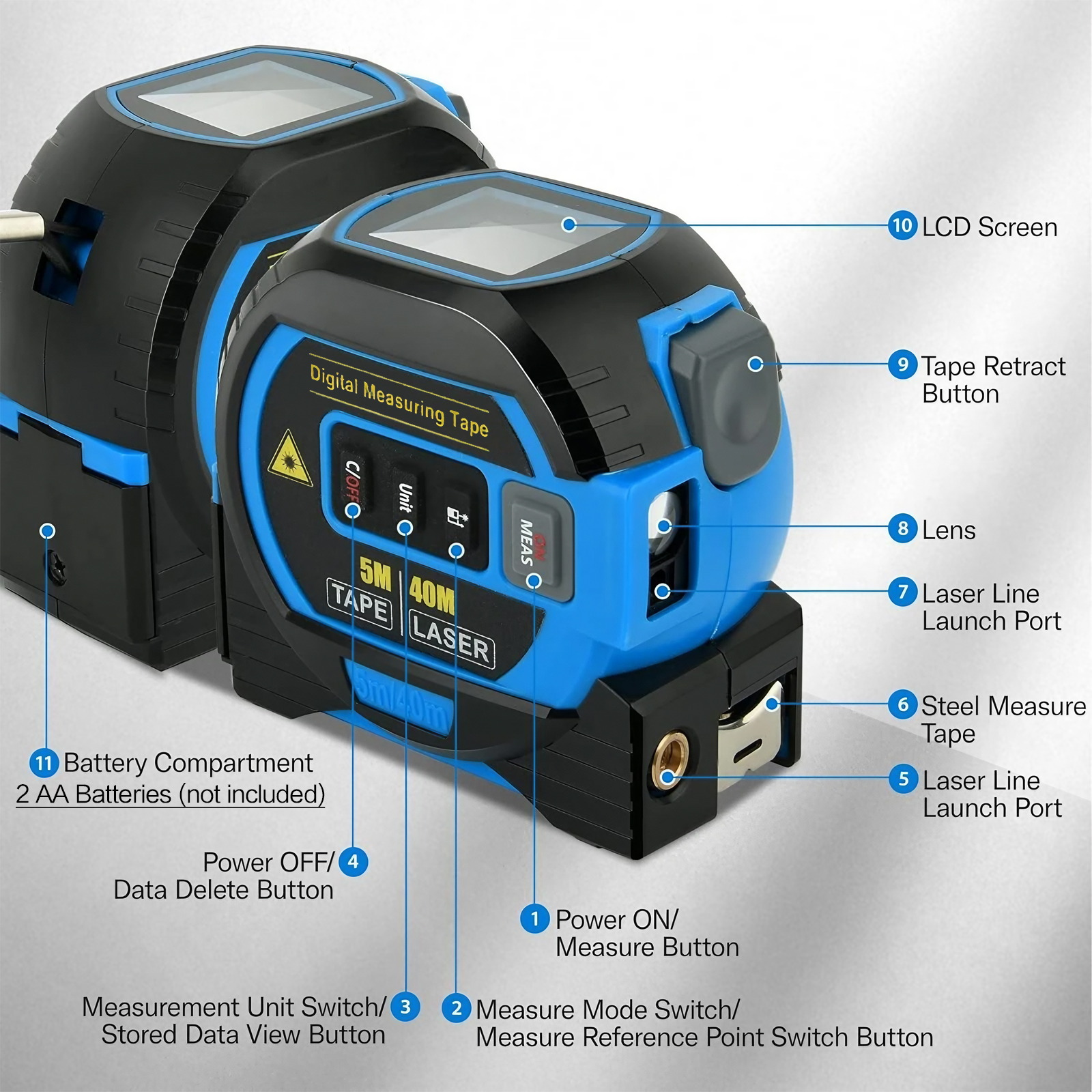 Fita Métrica a Laser 40M 60M,  - Industrial Laser Training avaliação e preço