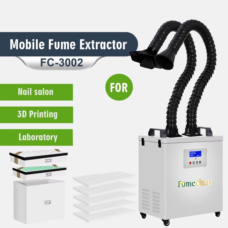 Extrator de fumaça portátil ap - Industrial Laser Fume Extractor avaliação e preço