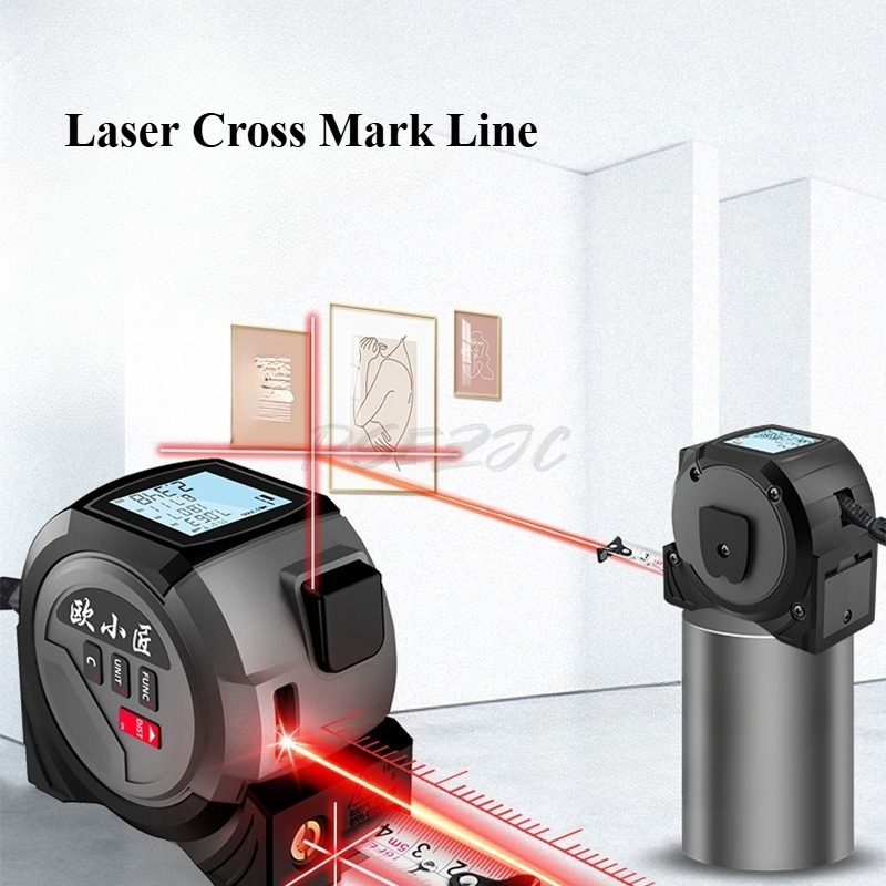 Fita métrica telêmetro a laser - Industrial Laser Tape Measure avaliação e preço