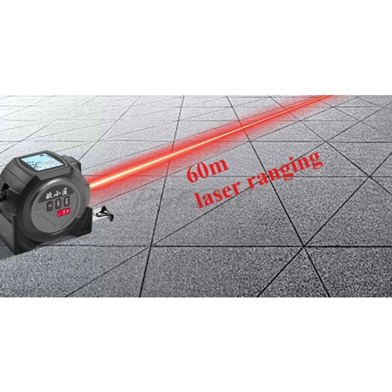 Fita métrica telêmetro a laser - Industrial Laser Tape Measure avaliação e preço