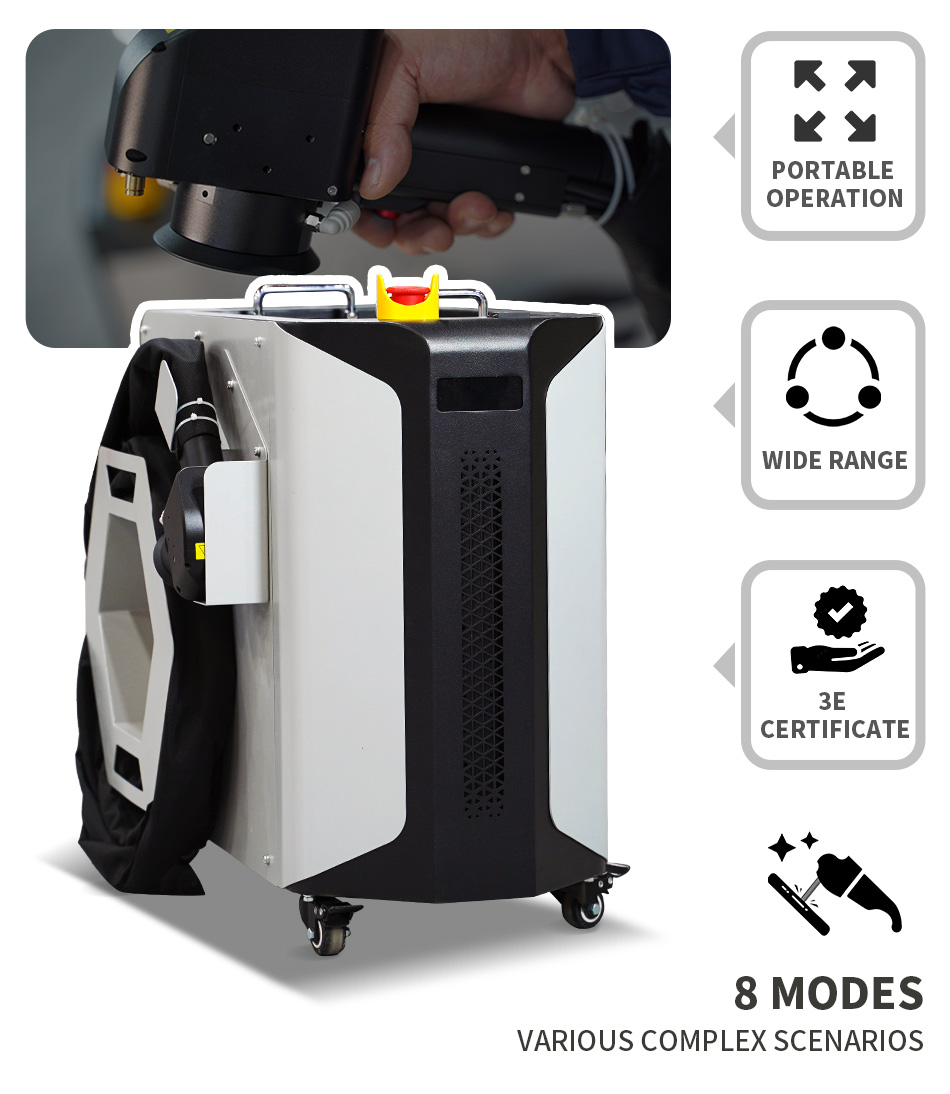 Máquina de limpeza a laser par - Industrial Laser Paint Removal avaliação e preço