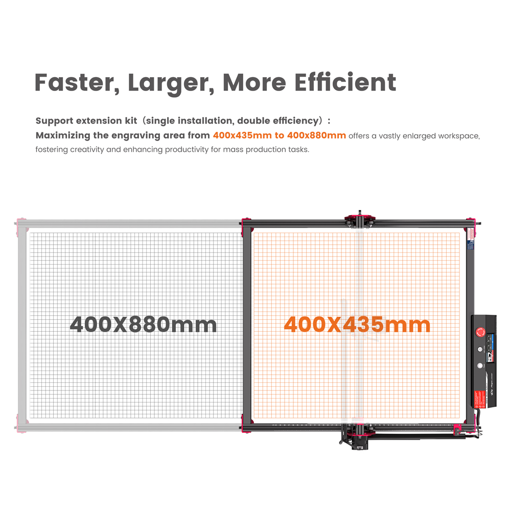 AlgoLaser DIY KIT MK2 10W Grav - Industrial Laser Cutting Machine avaliação e preço