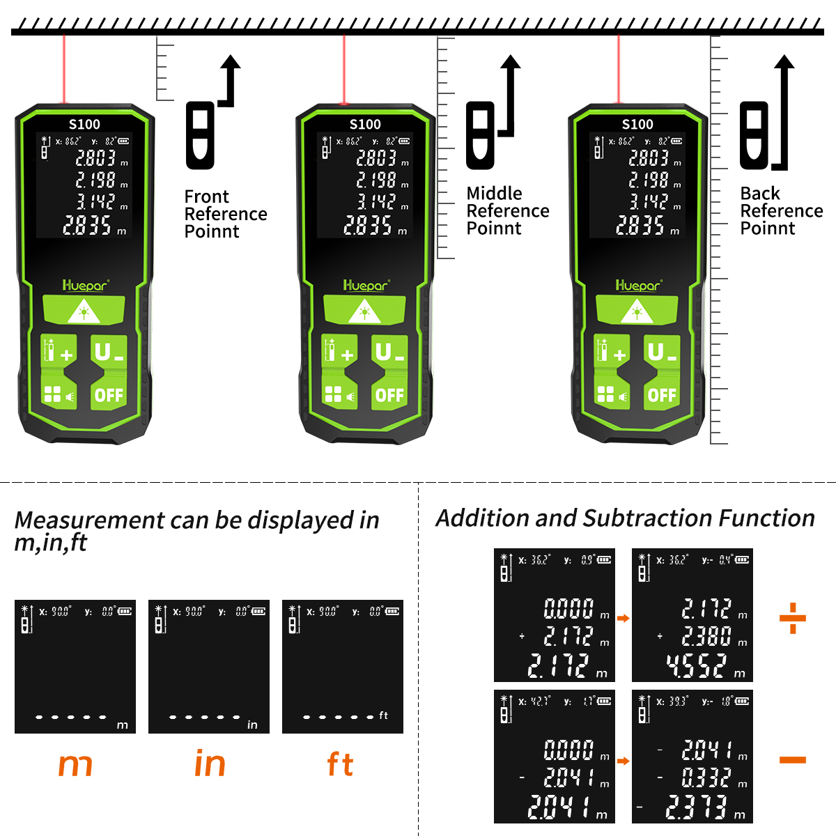 Huepar telêmetro digital de di - Industrial Laser Tape Measure avaliação e preço
