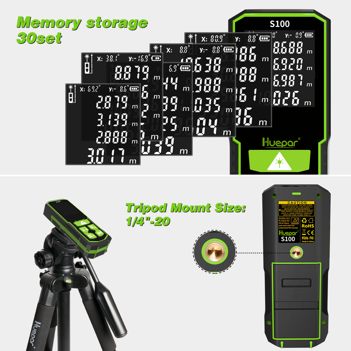 Huepar telêmetro digital de di - Industrial Laser Tape Measure avaliação e preço